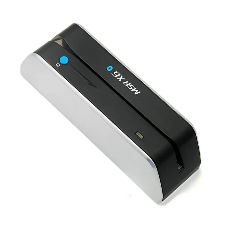 Heißer Verkauf Tragbarer Kreditkarten-Magnet kartenleser MSR X6BT