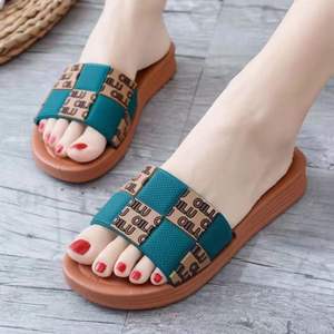 Sandalias de Verano para Mujer, Antideslizantes, Punta Abierta, Suela Suave, para Exteriores, Diseño Ligero y Moderno, Estilo Chanclas, Punta Cuadrada, para Otoño - Product Image 5