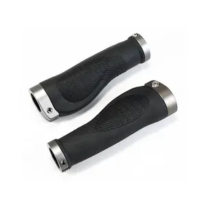 Taiwan Direct Supply ASG-2907 Ergonomic Rubber Grip Bicycle Handlebar Grips Bicycle Accessories For Export Sale