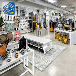 Estante Metálico Original para Exhibición <span class=keywords><strong>de</strong></span> <span class=keywords><strong>Ropa</strong></span> en Tiendas, Exhibidor <span class=keywords><strong>de</strong></span> <span class=keywords><strong>Ropa</strong></span>, Kiosco, Tienda <span class=keywords><strong>de</strong></span> <span class=keywords><strong>Ropa</strong></span>, Perchero - Product Image 3