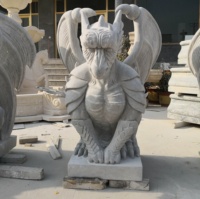 Statues de dragons chinois en marbre blanc, statue de dragon en marbre blanc, sculpture de dragon en marbre à vendre