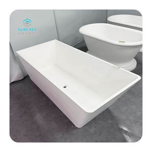 <span class=keywords><strong>Baignoire</strong></span> autoportante ovale en acrylique de bonne qualité, portable, en surface solide, avec texture <span class=keywords><strong>imitation</strong></span> <span class=keywords><strong>pierre</strong></span> pour salle de bain - Product Image 3