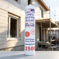 Sellador de Silicona de Uso General 2500 para Ventanas, Baños y Vehículos