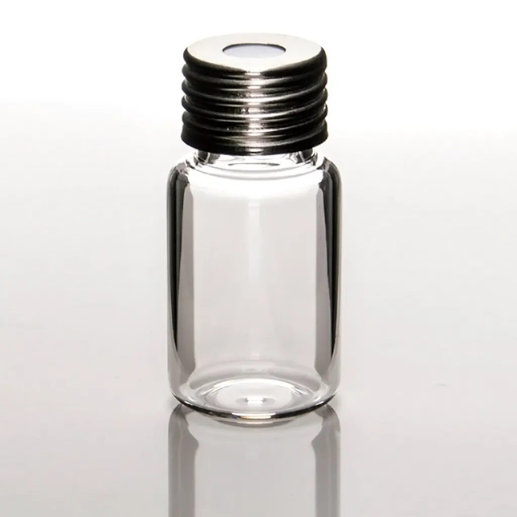 AIJIREN Empty Amber 10ml clear glass bottle pharmaceutical tubular 10ml glass vial for injection with Rubber Stoppers Flip Tear off Caps