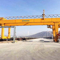 Grue portique à double poutre haute capacité, portée 36 m, hauteur de levage 18 m, pour matériaux industriels lourds