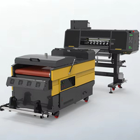 Nouvelle imprimante DTF automatique HJD rouleau-à-rouleau avec garantie d'un an, compatible Epson, pour textiles acryliques/étiquettes adhésives, 220V, multicolore