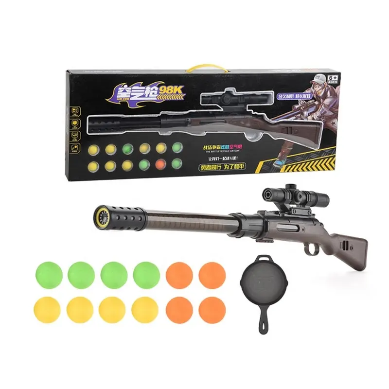 98K Air Soft Eva Bullet Snelvurende Power Gun Awm Sniper Gun Professionele Training Gun Simulatie Model Kinderspeelgoed