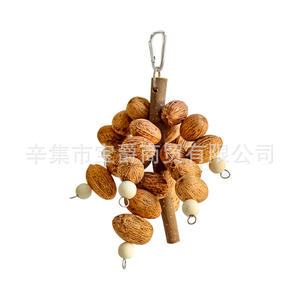 Новинка, игрушка-попугай, птица, товары для птиц, ананас и конопляная веревка, подвесные пряди, праздничные украшения для птичьей клетки - Product Image 4