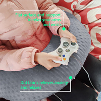 Coussin de jeu professionnel pour les jambes avec support en crochet – Taille et couleur personnalisables – Élimine les douleurs liées au jeu