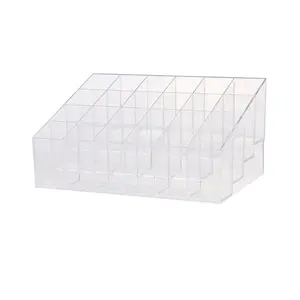 Factory Selling 24/36/40 Grid Transparante Lippenstift Display Stand Makeup Lippenbalsem Wenkbrauwpotlood Lippenstift Doos Cosmetica Organisator