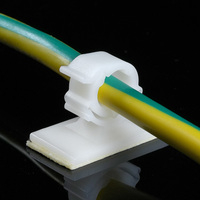 Lianyang LYK organisateur de câble PA66 pince adhésive en Nylon montage d'attache de câble en plastique outil de gestion de fil de gestion de câble fixe