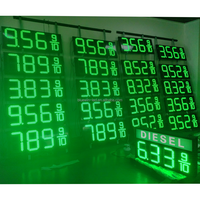 Señalización digital y displays con pantalla led para gasolinera