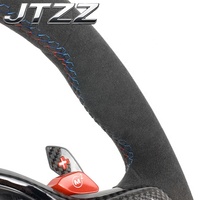 Volant en Suède et Fibre de Carbone Amélioré avec Palettes de Changement de Vitesses M1/M2 pour BMW G30, G20, G22, G05, G06, G08, G14, G15, G82, G80 - Modification Automobile