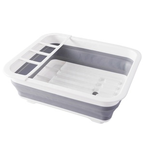 Égouttoir à <span class=keywords><strong>vaisselle</strong></span> pliable Portable pour Camping en plein air pliable PP étendoir ensemble organisateur pour <span class=keywords><strong>vaisselle</strong></span> - Product Image 1