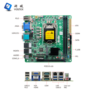 LGA1151 Bo mạch chủ Intel Q250 DDR4 HD VGA Win10 Linux Ubuntu PCIe3.0 X16 2 LAN 6 RS232 COM công nghiệp PC bo mạch chủ - Product Image 5