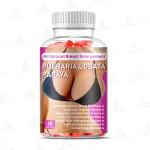 Wholesale big breast enhancement 100% natural boost bust enlargement supplement beauty firming and lifting gummies candy