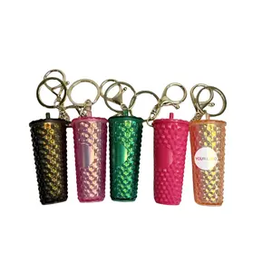 keychain accessories mini star bucks cup coffee up Keychain mini Durian Cup Keychain