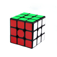 Cube Magique Personnalisable 3x3x3 Standard à Rotation Fluide, Jouet Éducatif de Puzzle pour Entraînement Cérébral pour Enfants en Plastique