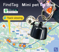 Localisateur GPS Mini pour Animaux de Compagnie en Gros, Traceur Anti-Perte à Longue Autonomie avec Batterie Remplaçable pour Chats, Chiens, Pigeons - Fournitures pour Animaux