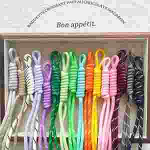 Wholesale Nylon Braided Rope Car <b>Key</b> <b>Chains</b> Charm Rope Braided Lanyard Keychain Diy Rope Keychain Accessories - Product Image 1