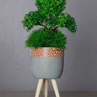 Pot de fleurs de petite taille, Mini bonsaï chinois en céramique, vente en gros,