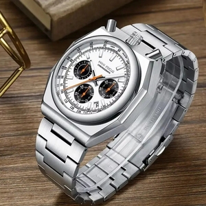 Reloj de Cuarzo Multifuncional MINI FOCUS 0601 para Hombre, con <span class=keywords><strong>Calendario</strong></span>, Luminoso, de Lujo, de Acero Inoxidable, con Cabeza de Toro - Product Image 6