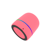 Haut-parleur Bluetooth mini rond sans fil portable 9 couleurs mat Macaron OEM personnalisé 2027 pour cadeau de Noël