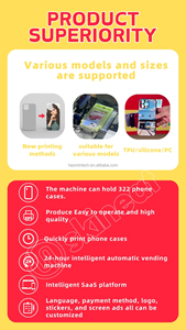 Imprimante UV pour coques de téléphone JoyPrinty, distributeur automatique de coques de téléphone, imprimante à plat UV pour l'impression de coques de téléphone I3200 - Product Image 4