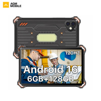 Tablet PC Tangguh AGM Pad P3 Android 16 8 Inci 4G Smart Pad MT6789 Baterai Besar 7200mAh Tablet Kustomisasi OEM