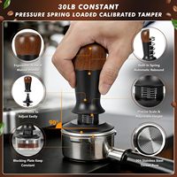 Kit Espresso 10 Pièces en Acier Inoxydable : Tamper à Force Constante, Aiguille WDT, Pichet à Lait, Anneau Doseur – Écologique, Durable, Vente en Gros