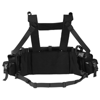 Sac de poitrine modulaire multifonctionnel, pochette utilitaire avec poche pour carte, radio, outils, GPS, pour entraînement et compétition en plein air