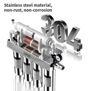 Alkaline undersink lọc nước nhà cung cấp lọc nước lọc 9 etapas trong nước RO than nước cứng Lọc systeem - Product Image 6