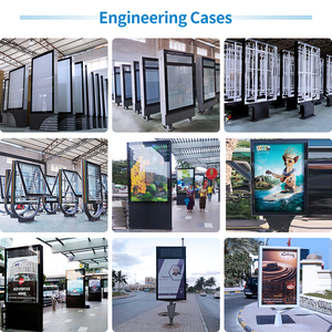 Ngoài trời năng lượng mặt trời nhôm hồ sơ di chuyển quảng cáo <span class=keywords><strong>lightbox</strong></span> tùy chỉnh - Product Image 4