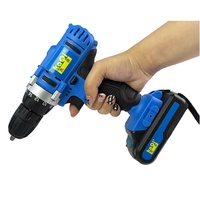 Perceuse sans fil KQ-81801 21V à batterie lithium, vitesse variable, rechargeable, perceuse à main, visseuse électrique, outils ménagers