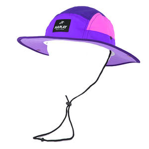 <span class=keywords><strong>Custom</strong></span> Hoge Kwaliteit Brede Rand Boonie Hoed Rubber Patch Logo Lasergesneden Visser Emmer Muts Met String - Product Image 2