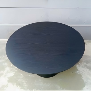 <span class=keywords><strong>Table</strong></span> à manger ronde moderne en bois massif vente directe d'usine meubles de maison pour salle à manger - Product Image 5