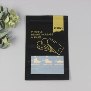 Conception d'impression personnalisée Semelles intérieures de chaussures de sport à étanchéité sur les 3 côtés Sac d'emballage en plastique pour le soin des pieds avec fermeture éclair zip-lock réutilisable - Product Image 5