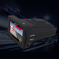 Détecteurs de radar de voiture Signature 3 en 1 DVR GPS Logger Dashcam Écran LCD 3 pouces pour la Russie Détecteur anti-radar de voiture Karadar K328SG