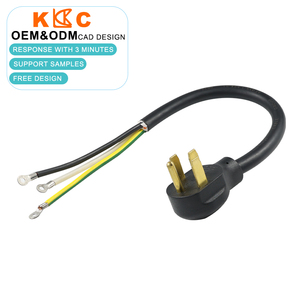 สายไฟเครื่องอบผ้าที่ได้รับการรับรอง ETL ขนาด 30A 40A 50 แอมป์ NEMA 14-50P แบบ 3 สาย 3 ขา ปลายปลั๊กแบบถอดได้ มาตรฐานปลั๊กไฟแบบอเมริกัน - Product Image 4