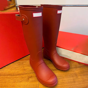 Botas de Lluvia Impermeables de Goma hasta la Rodilla para Mujer, Color Personalizado, Forro de Malla Tipo Caramelo, Zapatos de Agua Modernos para Otoño, Invierno y Verano - Product Image 2