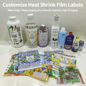 In ấn kỹ thuật số nhiệt thu nhỏ tay áo nhãn phim cho chai bọc thu nhỏ phim ảnh Pet PVC Stickers với Hot vàng lá dập - Product Image 3