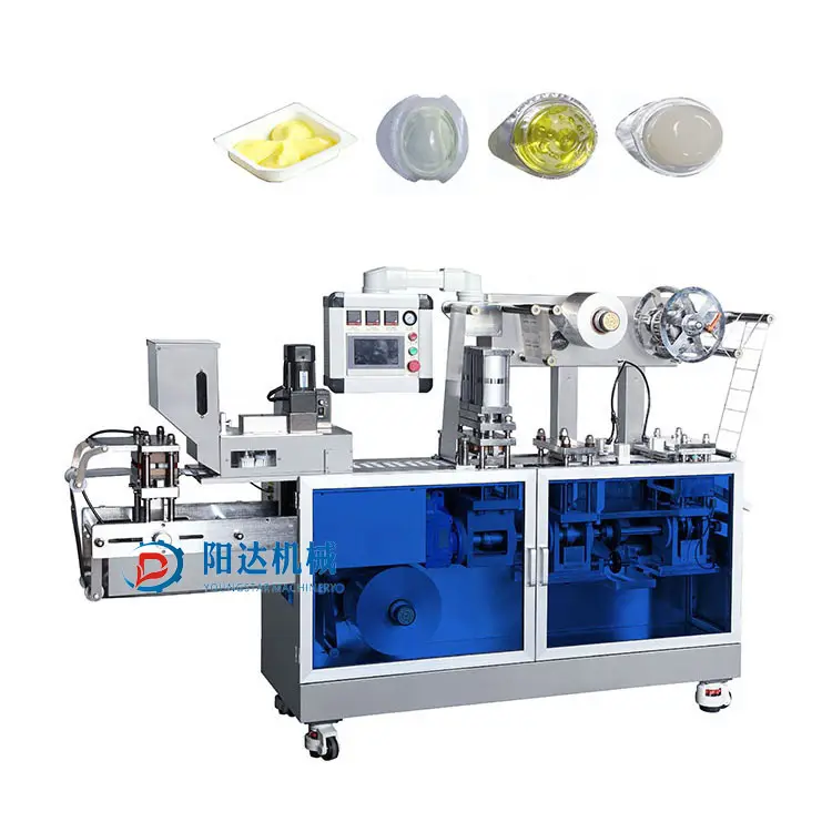 Completamente automatico gelatina granulare sigillatura prezzo vendita pellicola in pvc macchina imballatrice Blister