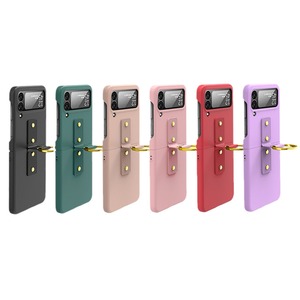 หวนมินจำหน่ายโดยตรงที่วางโทรศัพท์แบบลายสามเหลี่ยมและเคสโทรศัพท์กันกระแทกสุดเท่สำหรับ Galaxy Z Flip 4 - Product Image 5