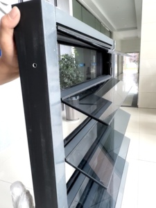 As2047 Toma nhôm kính louver khung cửa sổ nhôm kính louver khuôn cửa sổ nhôm kính louver cửa sổ trượt - Product Image 3