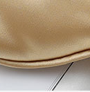 Masque de sommeil de luxe en satin de soie doux doré de marque privée à sublimation personnalisée avec pochette à cordon Kit pour le repos en avion
