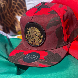 Chapeau de camionneur de l'État mexicain Michoacan de haute qualité en gros classique conception personnalisée logo de broderie d'avocat 5 panneaux - Product Image 5