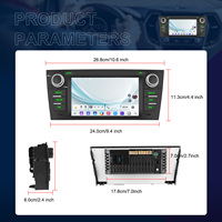 Podofo para BMW Serie 3 E90 2005-2012 7 ''Android Car Radio Car Stereo 2 + 64G Wireless Carplay/Android Auto GPS/WiFi OEM/ODM
