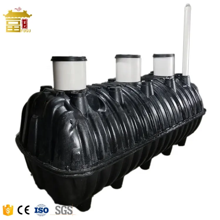 Wc Rioolwaterzuivering Water Opslagtank HDPE Septic Tank