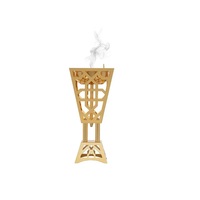 Meilleure qualité bois fait à la main moderne cadeau décor à la maison bois encens support support bois de santal encens Base brûleur