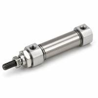 Mini-cylindre en acier inoxydable compatible CM2BZ25 CDM2BZ20 CM2 CDM2 avec garantie d'un an pour équipement d'automatisation industrielle